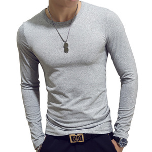 Hot Sale <b>Men</b> <b>Long</b> <b>Sleeve</b> Oem logo Plain <b>T</b> <b>Shirts</b> Casual <b>T</b> <b>Shirts</b> - Product Image 5