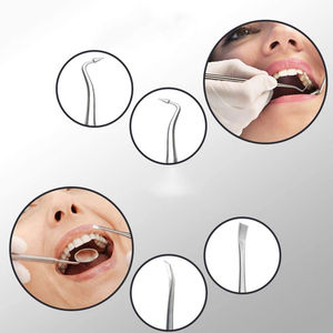 10-PC Oral Care Hygiene Kit Meta Plaque Remover <b>Teeth</b> <b>Cleaning</b> <b>Tools</b> Set Tartar Picks <b>Tooth</b> Tongue Scraper by Blush Surgical - Product Image 6