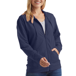 Sudadera con Capucha Casual para Mujer, de Invierno, Transpirable, de Alta Calidad y Bajo Precio, Gruesa, de Manga Larga, con Cierre, Personalizable - Product Image 1