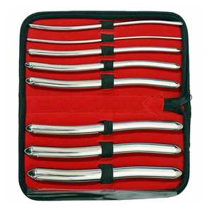 Juego de dilatadores Hegar, sondas quirúrgicas de diagnóstico uterinas y uretrales, 8 piezas, kit de instrumentos de ginecología con estuche, acero inoxidable - Product Image 5