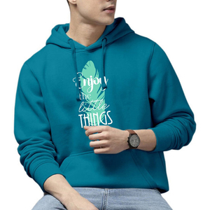 Sweat-shirts à capuche tendance pour hommes, décontractés, style Hip Hop Streetwear, en polaire unie, pull à capuche pour homme, vêtements pour hommes - Product Image 1