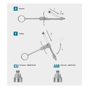 Seringue d'aspiration dentaire Pintech ergonomique 1,8 ml en acier inoxydable certifiée CE ISO pour les distributeurs dentaires en gros B2B - Product Image 3