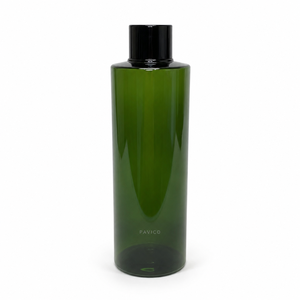Botella de PET Verde Oscuro de 500 ml para Champú, Fabricante Vietnamita, OEM ODM, Botella Redonda de Plástico de 24 mm para Gel de Ducha con Tapa y Bomba - Product Image 4