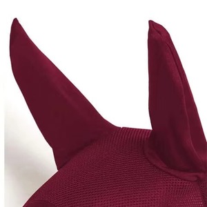 Voiles anti-mouches et bonnets d'oreilles en néoprène personnalisables pour l'équitation, avec couleur et logo sur mesure, vente en gros - Product Image 5
