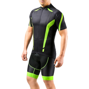 Popular Plus Size Men <b>Cycling</b> Jersey Set Half Sleeve Breathable Smart Fabric Quick Dry Bike Uniform - Product Image 4