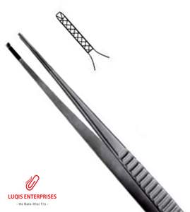 Pinzas Skinner de Carburo de Tungsteno con Dientes Dentados 1x2, Instrumento Quirúrgico de Acero Inoxidable, Pinzas Médicas de Precisión - Product Image 2