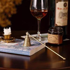 Metal <b>Candle</b> Snuffer, Vintage <b>Candle</b> with Long Handle, Christmas Tree Shape Decorative Metal <b>Wick</b> Flame Snuffer <b>Candle</b> - Product Image 5