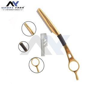 มีดโกนสแตนเลสแบบมืออาชีพ สำหรับซอยผม ตัดแต่งทรงผม ทนทาน ใช้ซ้ำได้ ออกแบบอย่างแม่นยำ เหมาะสำหรับช่างตัดผมและใช้ส่วนตัว - Product Image 5