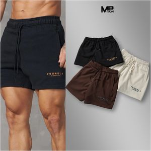 Pantalones Cortos Deportivos Premium Personalizados de Fábrica con Logotipo, de Secado Rápido, para Entrenamiento, Estilo Holgado, de Algodón Grueso para Exteriores - Product Image 1