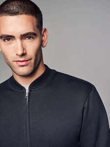 Chaquetas Bomber para Hombre, Resistentes al Viento, con Relleno de Poliéster, Cálidas, Colección Invierno 2026, Talla Adulto, con Cierre, Color Negro Sólido - Product Image 4