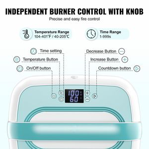 Presse à chaud portable 12 x 10 pouces avec chauffage à double tube et contrôle précis de la température, machine de transfert thermique - Product Image 4