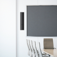 Hinar CLP504PRO 250W Enceinte colonne étanche 100V, haut-parleur PA professionnel pour système audio commercial extérieur