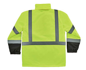 Chaqueta Reflectante de Alta Calidad para Hombre, Ropa de Trabajo de Seguridad, Impermeable, Resistente al Viento, Chaqueta para Exteriores, Diseño Personalizado, Proveedor OEM - Product Image 6