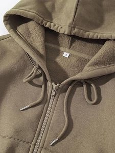 Luxury Hardware Thick Fleece Crop <b>Zip</b> <b>Up</b> Hoodie Women Custom Embossed Zipper Heavyweight <b>Cropped</b> Hoodie Manufacturer - Product Image 6