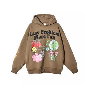 Sweat à capuche personnalisé avec impression en relief, OEM ODM, haute qualité, prix d'usine, vêtements décontractés doux et confortables, fabricant - Product Image 5