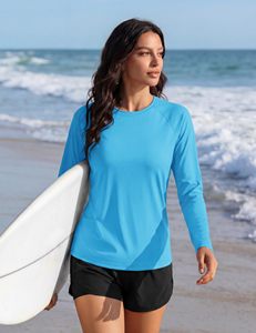 Camisas de Pesca para Mujer, Manga Larga, Protección Solar, Secado Rápido, Transpirables, 100% Poliéster, para Pesca al Aire Libre - Product Image 3