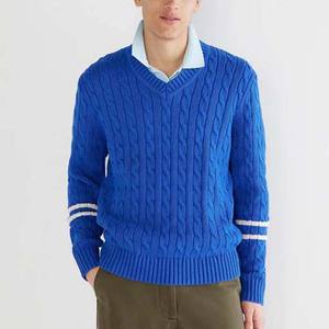 Pull-over Homme à Manches Longues Anti-boulochage avec Logo Frontal – Tricot Chaud Tendance Coupe Ample Décontractée pour Automne Hiver et Activités Extérieures - Product Image 3