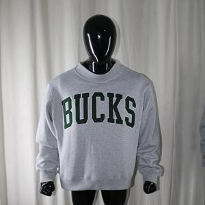 Sudadera BUCKS con cuello simulado, 450 GSM, nombre personalizado, bordado en aplique, corte holgado, 100% algodón, felpa francesa. - Product Image 6