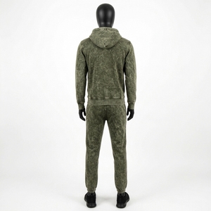 Survêtements en coton respirant délavé à l'acide pour adultes, pull-over pour hommes, survêtement délavé à l'acide à séchage rapide, best-seller - Product Image 2