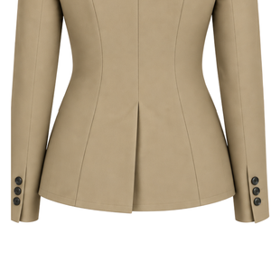 Veste d'équitation kaki pour femme, blazer de compétition classique, manteau d'équitation sur mesure, vêtements de mode en gros - Product Image 6