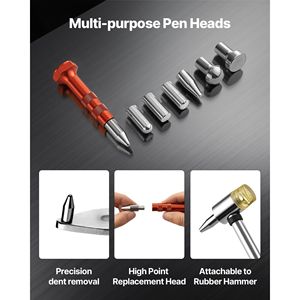 Paintless Car <b>Dent</b> <b>Puller</b> Kit Auto Fender Damage Repair Tool with Lifter Curved Rod Crowbar Rubber Hamm Body Repair Equipment - Product Image 5