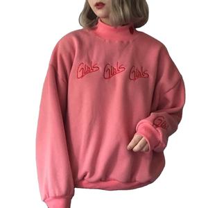 Sweatshirts 100% coton de haute qualité pour femmes Logo personnalisable taille impression respirant anti-boulochage doublé pour le confort hivernal - Product Image 6
