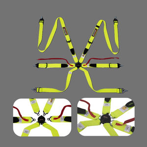 Harnais de course FIA 8853 2016 TBRACING OEM ODM Marque personnalisée Vente en gros Sangle fluorescente et ajustement ergonomique de la cuisse - Product Image 2