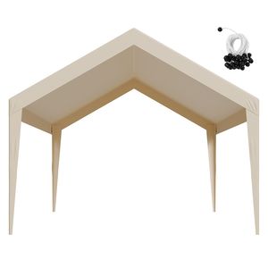 Telo di Ricambio per Tettoia Auto/Camion 12x20 piedi, Resistente ai Raggi UV, Impermeabile, Copertura per Garage Portatile - Product Image 1