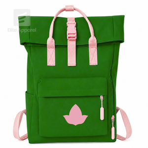 Custom Alpha Kapa Alpha Sorority <b>Backpack</b> embroidered logo Casual Style Large Capacity <b>Backpack</b> for girls with polyester lining - Product Image 1