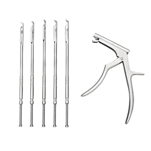Professional Interlaminar Kerrison Rotating Rongeur Set Spine <b>Neurosurgery</b> <b>Instrument</b> Kit German Stainless Steel CE ISO OEM - Product Image 1