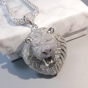 RB Gems Custom Rose Gold Christian Hiphop <b>Rapper</b> Iced Moissanite VVS Quality Bezel Setting Women's IGI Certified Pendant Charms - Product Image 3