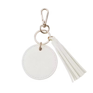 <b>Custom</b> <b>Key</b> Smooth Leather Full Grain Leather <b>Key</b> <b>Ring</b> Luxury Genuine Leather Keychain - Product Image 1