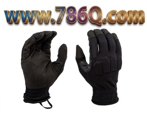 Gants tactiques XL minces en cuir synthétique et caoutchouc dur pour les jointures légères résistantes aux coupures Protection de l'écran tactile - Product Image 1
