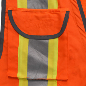 Gilet réfléchissant haute visibilité pour travaux routiers, vêtements de sécurité, uniforme de sécurité, réflecteur, logo personnalisé, gilet de sécurité - Product Image 3
