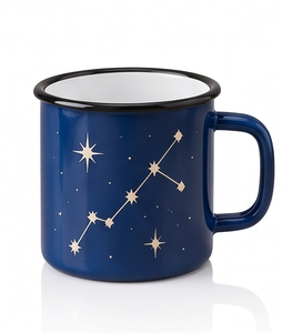 แก้วเคลือบโลหะลายแผนที่ดาวเคราะห์พร้อมโลโก้สั่งทำ แก้วกาแฟสีน้ำเงิน ขายส่งจากโรงงานโดยตรง - Product Image 1