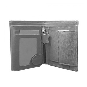 New <b>Men</b> Short Wallet Multifunctional Vintage Genuine Leather Zipper Closure Eco-Friendly Credit Card Holder Money Bag Slim <b>Purse</b> - Product Image 3