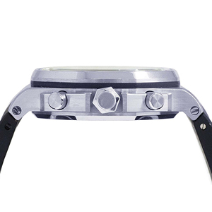 Reloj de Cuarzo para Hombre de Acero Inoxidable con Diseño Hip Hop, Esfera de Cristal de 20mm con Moissanita Iced Out y Diamantes VVS - Product Image 6