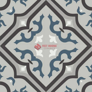 La tuile en ciment 200x200mm offre une sensation raffinée et luxueuse grâce à ses élégants motifs coulés à la main. - Product Image 3