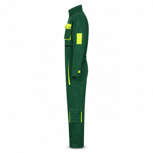 Combinaison de travail pour homme avec logo personnalisé OEM, durable, respirante, en tissu sergé de coton, multi-poches, pour l'entretien industriel en usine - Product Image 2