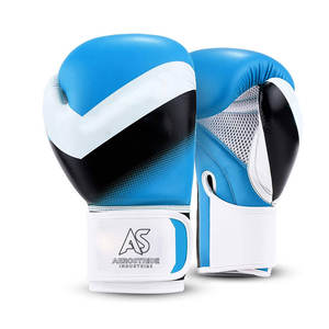 Guantes de Boxeo de Cuero con Logotipo y Diseño Personalizados, Profesionales, Resistentes, Transpirables, con Cierre de Gancho y Bucle - Product Image 1