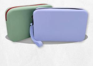 Bolsa de Maquillaje de Silicona Personalizable, Bolsa de Almacenamiento de Silicona Rectangular Portátil para Viaje, Bolsa de Aseo Impermeable, Bolsa de Almacenamiento Pequeña - Product Image 2