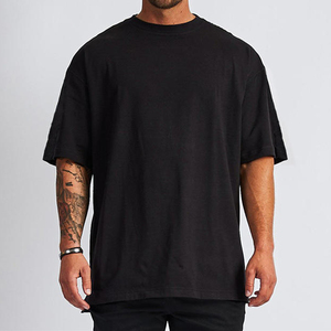 T-shirt surdimensionné personnalisé |   T-shirt 100% coton 180g poids lourd |   Manches courtes imprimées en sérigraphie |   Streetwear à épaules tombantes | - Product Image 5