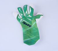 Guantes Profesionales de Portero de Fútbol para Exteriores con Palma de Látex Antideslizante y Diseño Transpirable de Punto