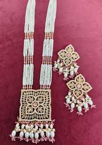 Wholesale High Quality Vintage Brass Gold Plated Crystal Third Party Certified Latest Designed Bridal Wedding Jewelry <b>Set</b> Long - Product Image 3