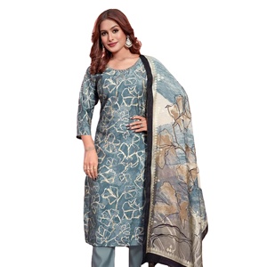 Lancement du nouvel ensemble Kurtis en soie modal de lustre Premium en vente en ligne - Product Image 1