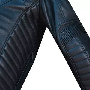 Chaqueta de motocicleta de cuero para mujer aprobada por la CE | Chaqueta de motorista duradera | Elegante chaqueta de montar para seguridad con almohadilla protegida - Product Image 5