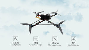 Dron FPV TYI XL-15 Pulgadas de Fibra de Carbono con Cámara, Precio de Fábrica, Control Remoto, UAV, Superventas, OEM, ODM - Product Image 3