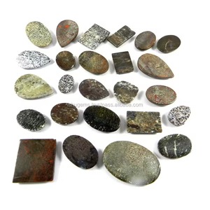 Lot de 100 grammes d'os de dinosaure naturel, formes mélangées, cabochons pour la fabrication de bijoux - Product Image 2