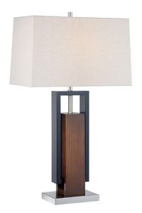 Lampadaire moderne en bois avec abat-jour Empire en papier blanc, base E26/E27, source lumineuse LED, câble AC, protection oculaire, blanc chaud 2700K, CRI 90 élevé - Product Image 3
