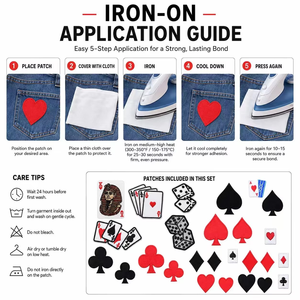 Patchs en toile de luxe brodés en chenille 3D personnalisés pour vêtements, sacs, chapeaux, accessoires vestimentaires - Product Image 6